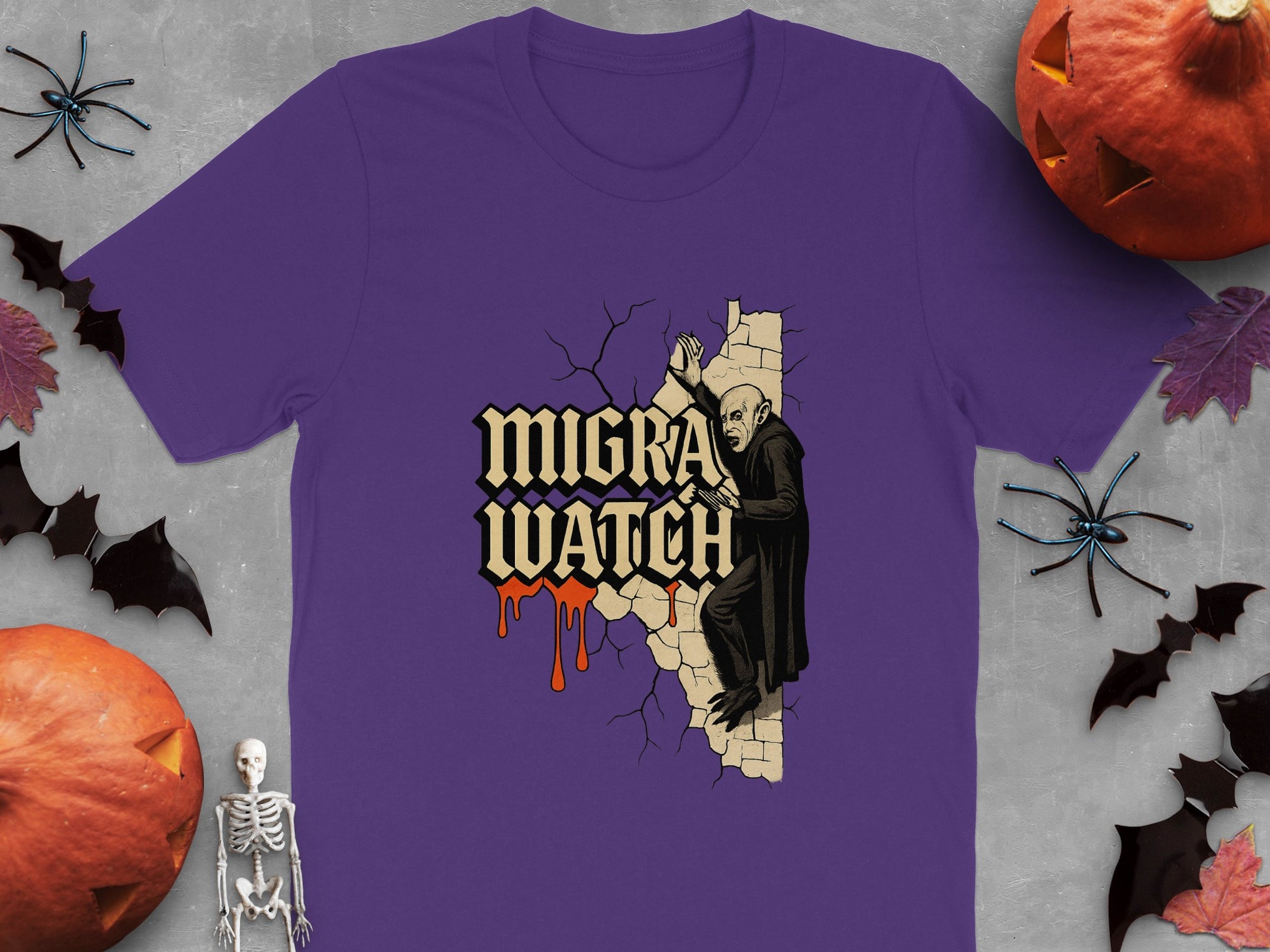 Migra Watch Halloween Vampire T-shirt Halloween product