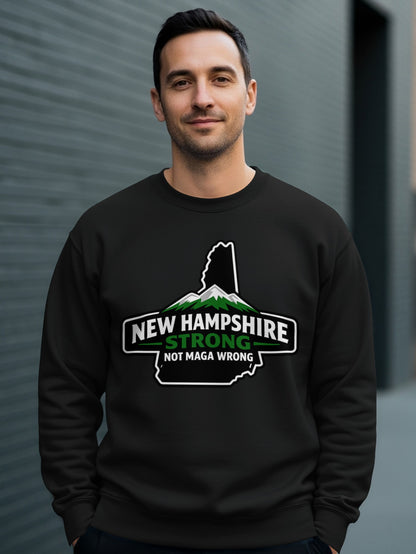 New Hampshire Strong Not Maga Wrong Apparel