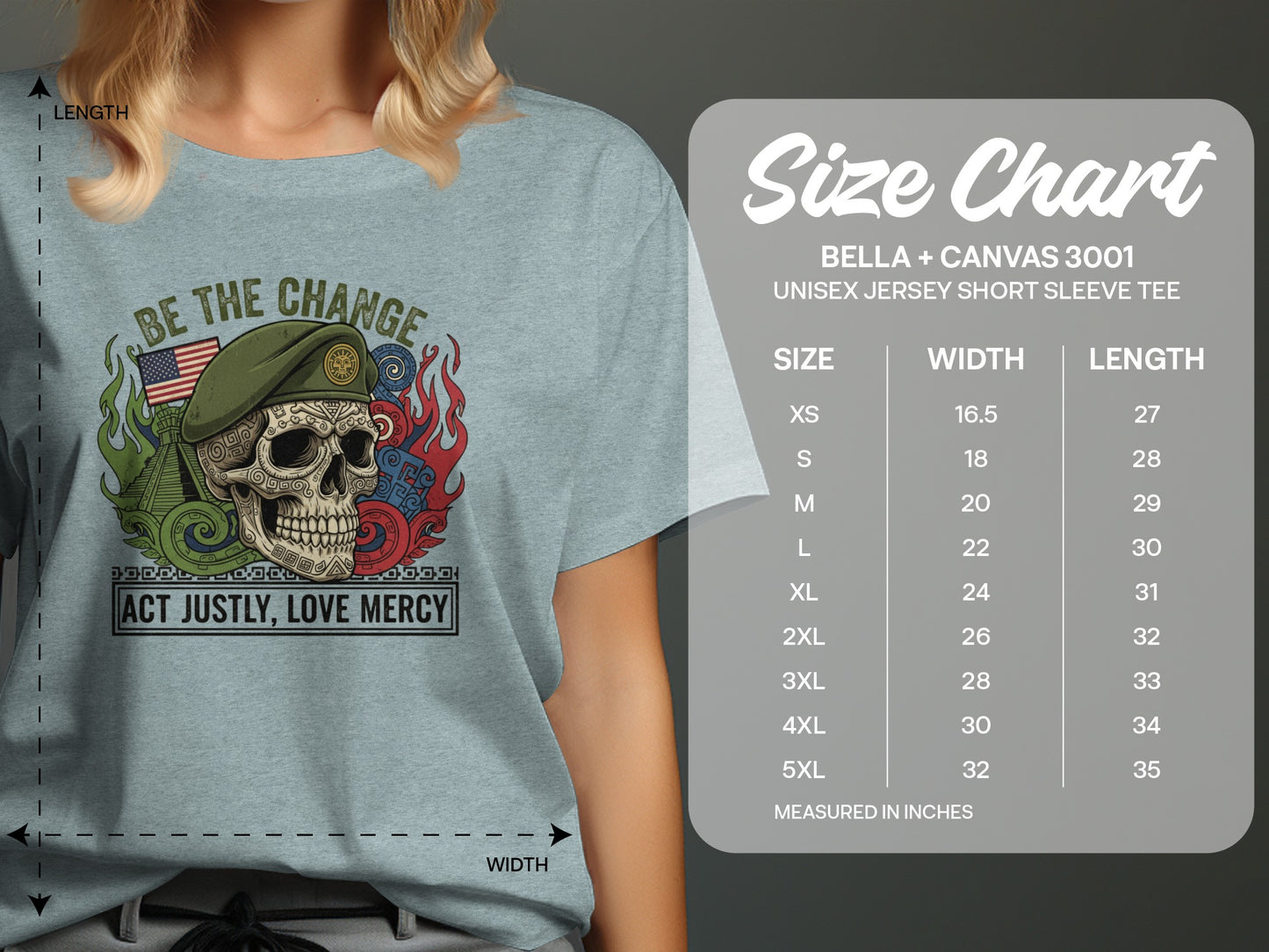 Be The Change Skull Unisex Jersey Short Sleeve Tee