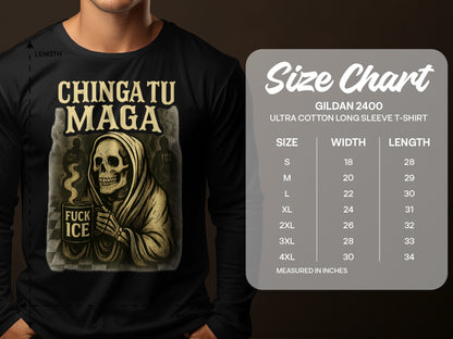 Chinga Tu Maga Fuck Ice Skull Ultra Cotton T-Shirt