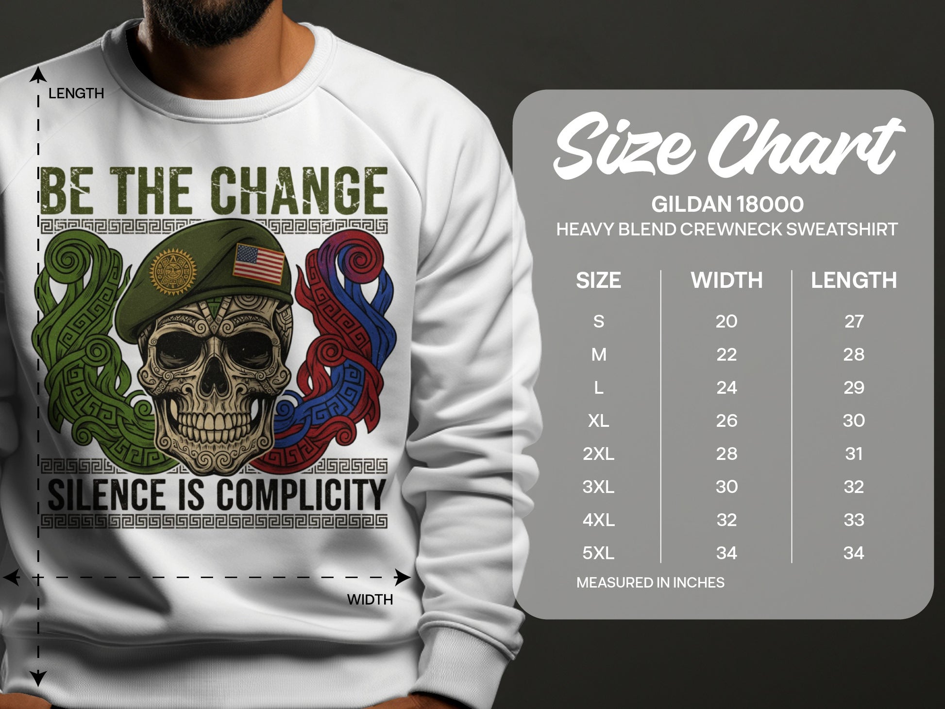 Be The Change Silence Is Complicity Sweatshirt