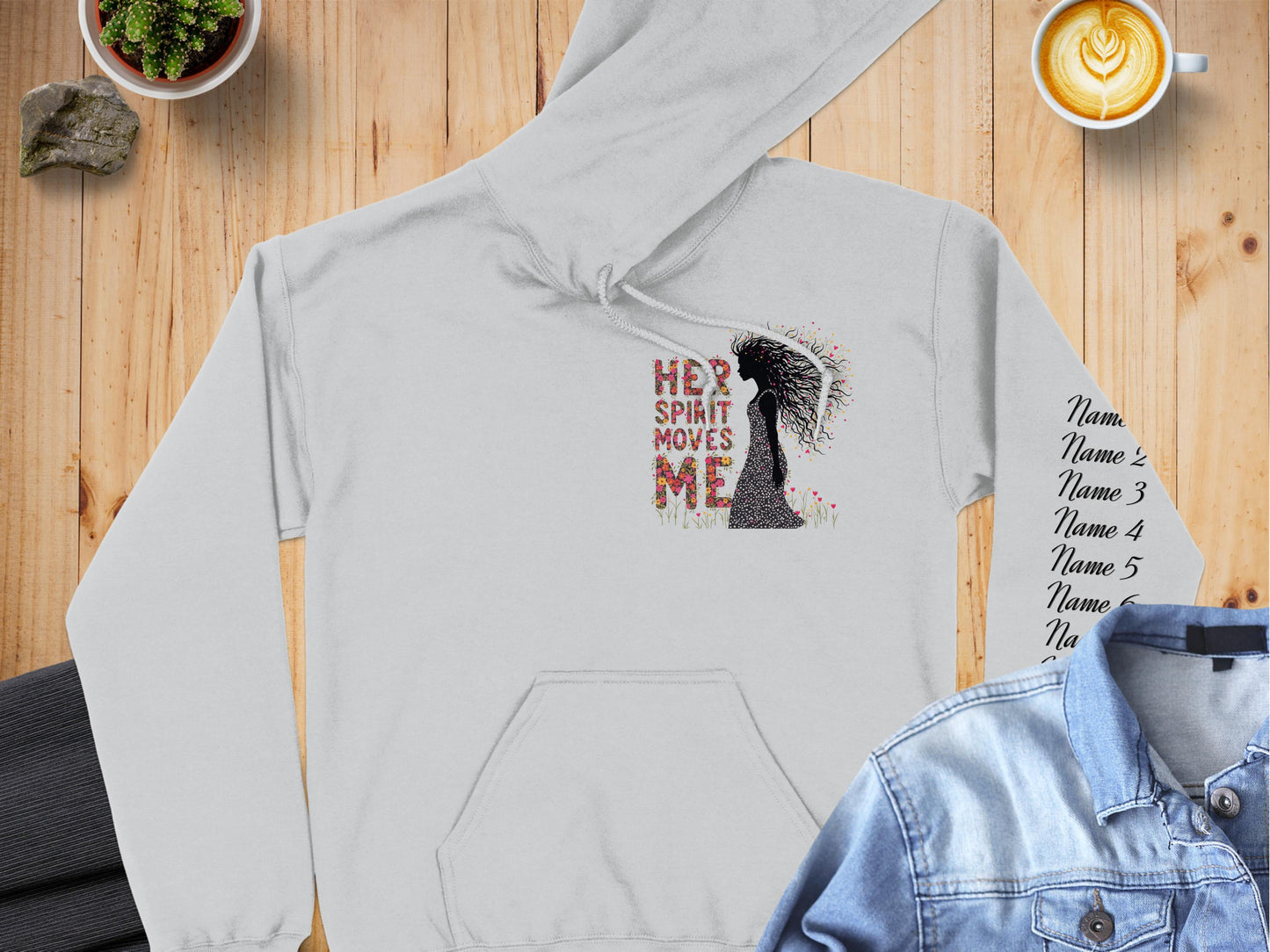 Her Spirit Moves Me Quote Hoodie product type