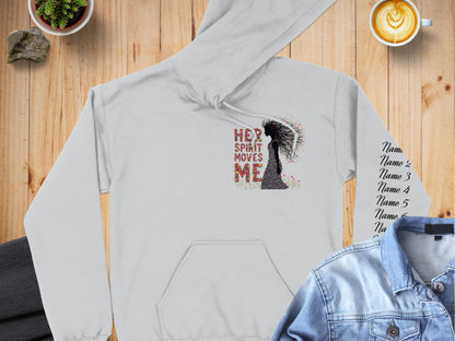 Her Spirit Moves Me Quote Hoodie product type
