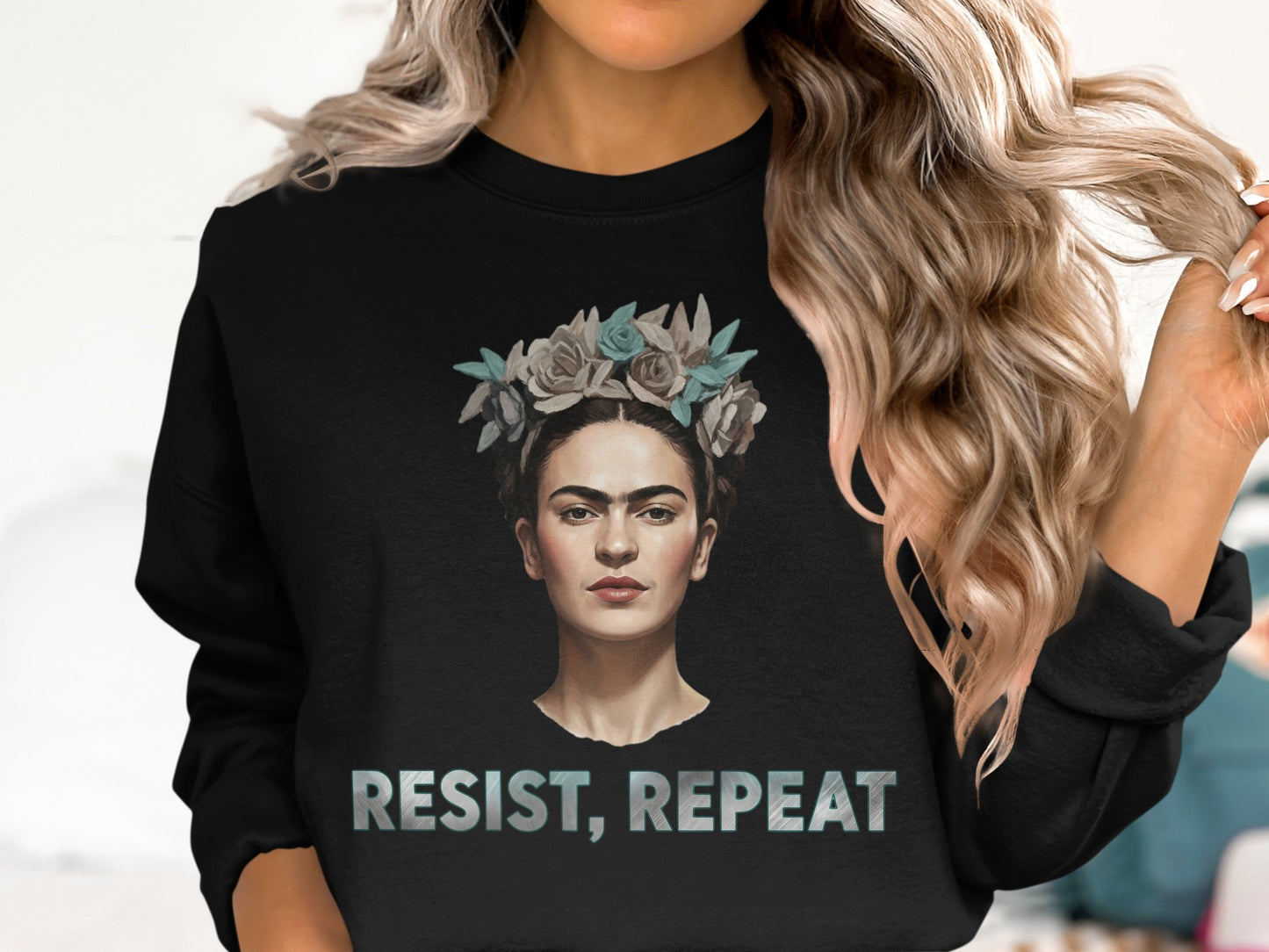 Resist Repeat Graphic Sweatshirt