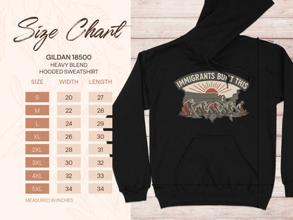 Immigrants Built This Design Heavy Blend Sweatshirt product
