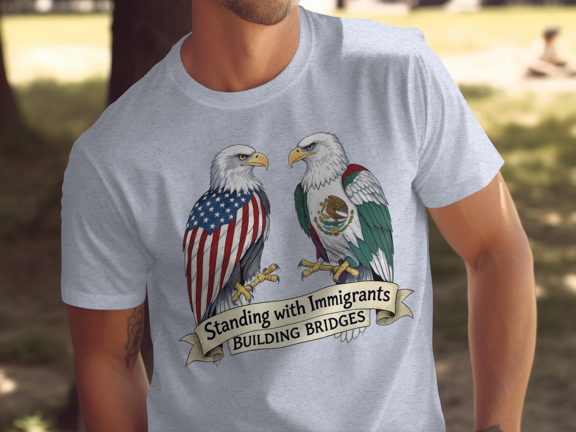 Standing with Immigrants Building Bridges shirt