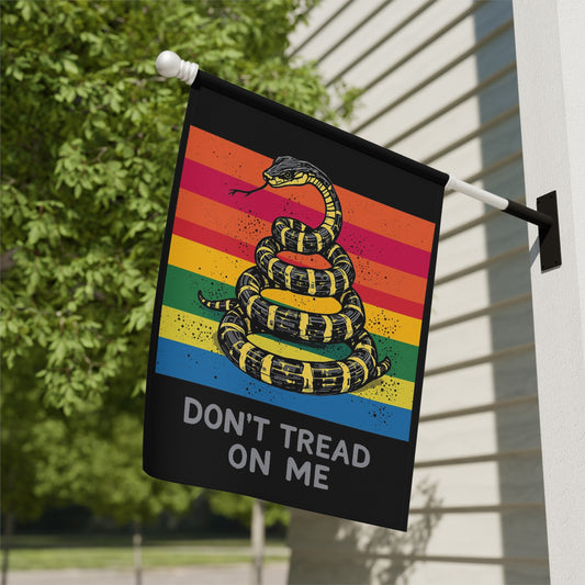 Don't Tread On Me Rainbow Flag Outdoor Decor product