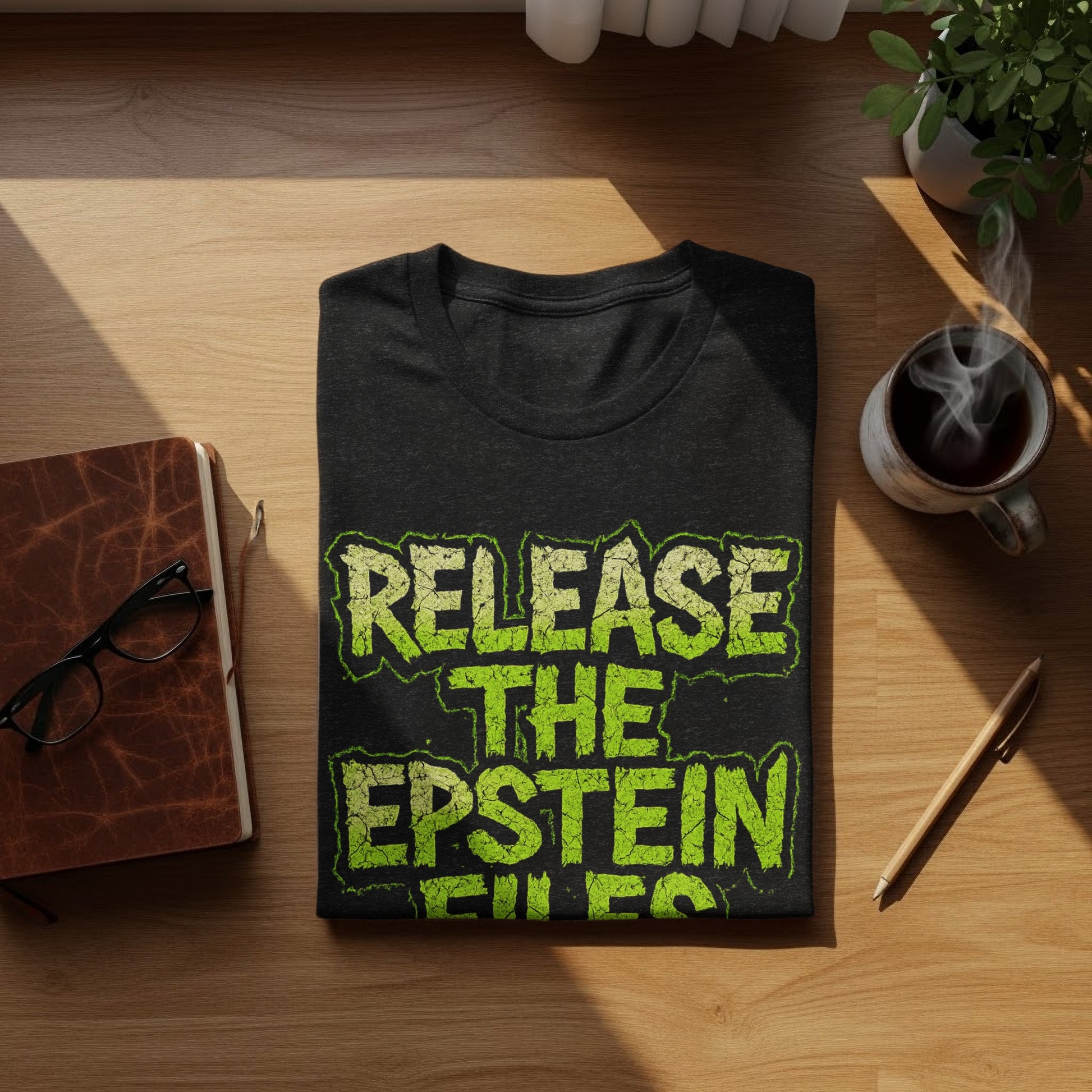 Release The Epstein Files Statement T-Shirt product type
