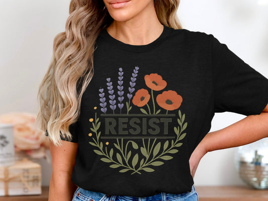 Resist Floral Graphic Women's T-shirt product type