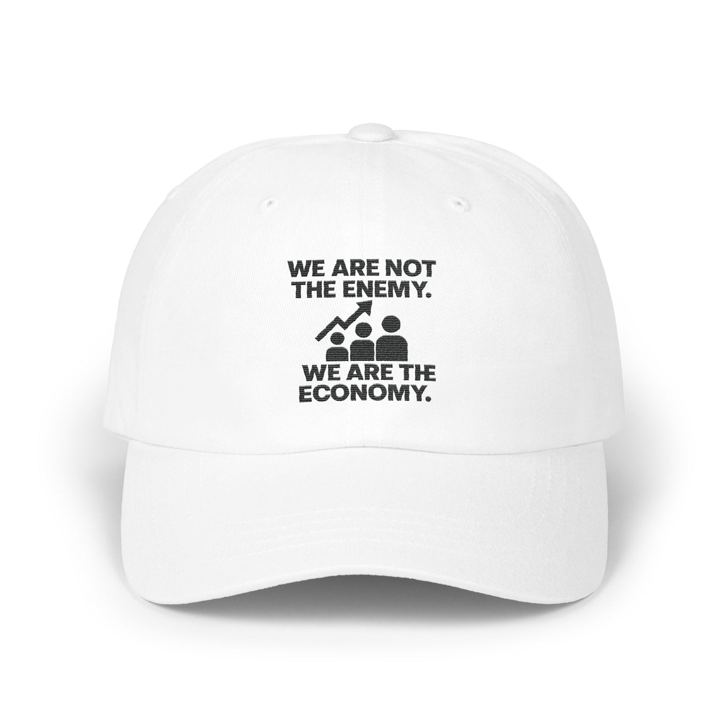 We Are The Economy Design White Cap product