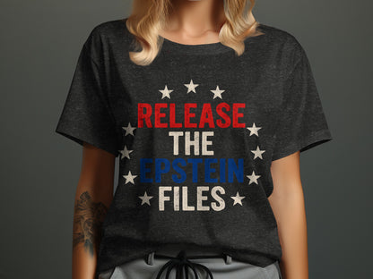 Release The Epstein Files Statement Shirt Product