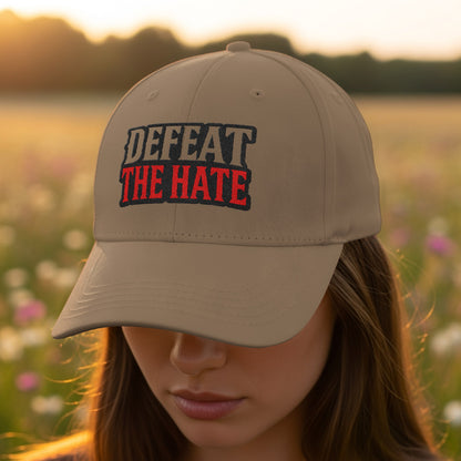 Defeat The Hate Graphic Message Hat product type
