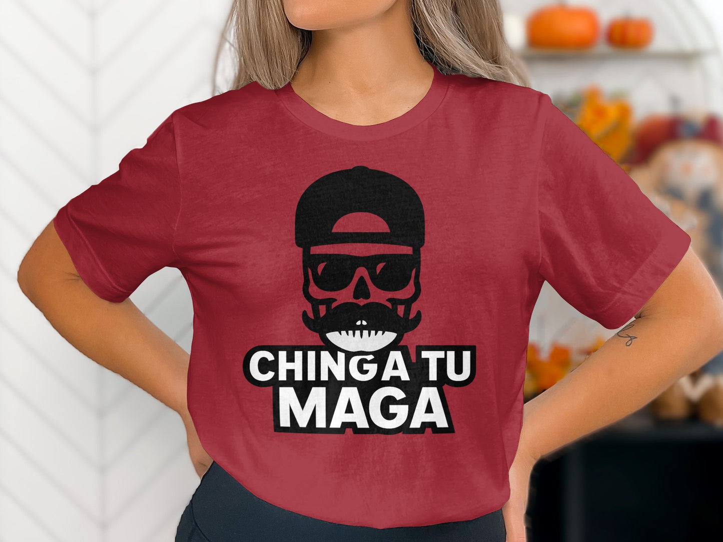 Ching A Tu Maga Graphic Tee Red Shirt