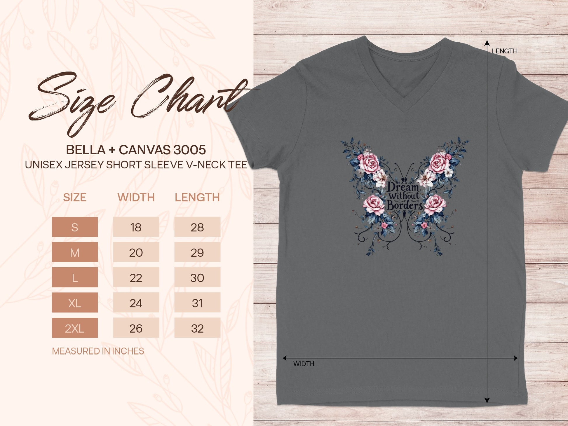 Dream Without Borders Graphic V-Neck Tee product