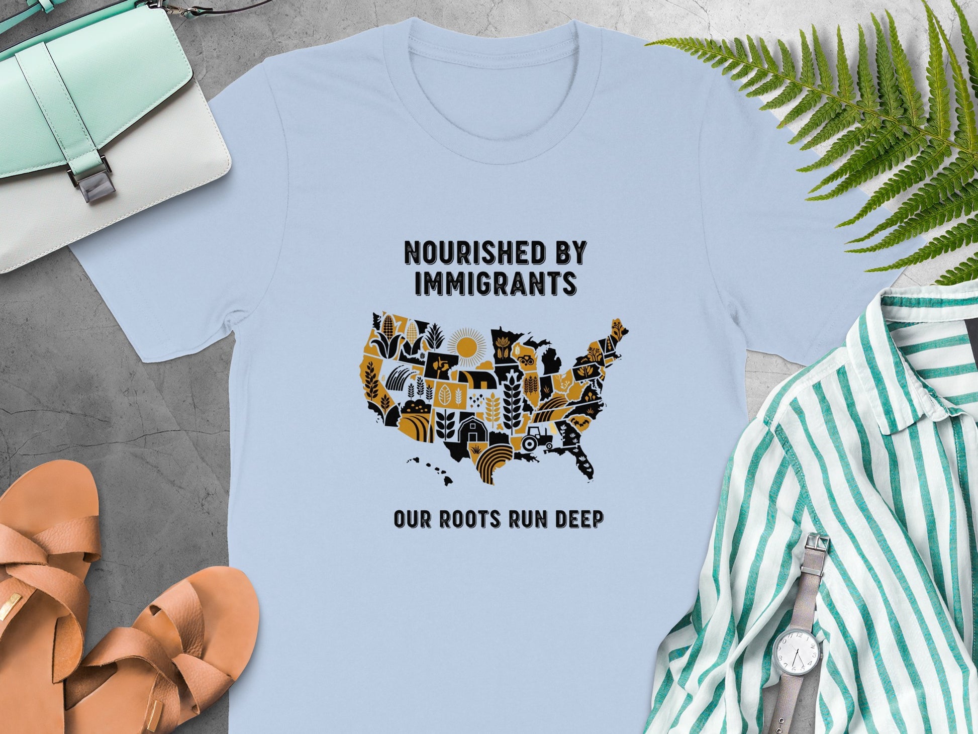 Nourished by Immigrants Our Roots Run Deep product type