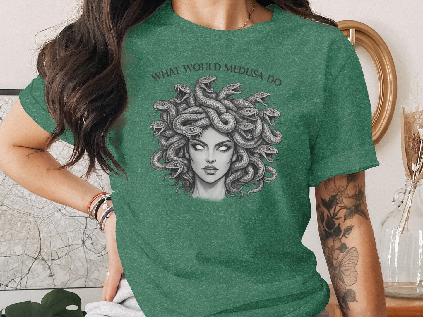 What Would Medusa Do Snake Hair Greek Mythology T-Shirts