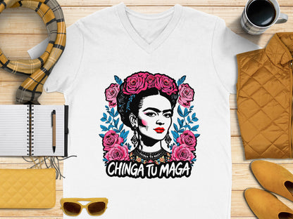 Chinga Tu Maga Graphic Tee Artistic Feminist Apparel