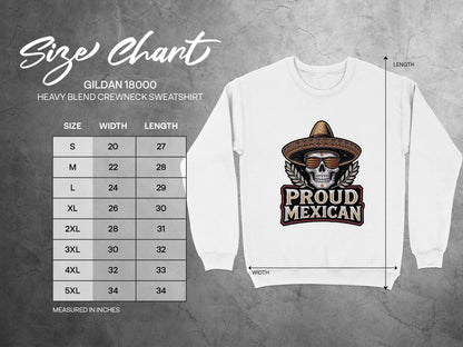Proud Mexican Skeleton Sweatshirt Product