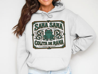 Sana Sana Colita De Rana White Hoodie product