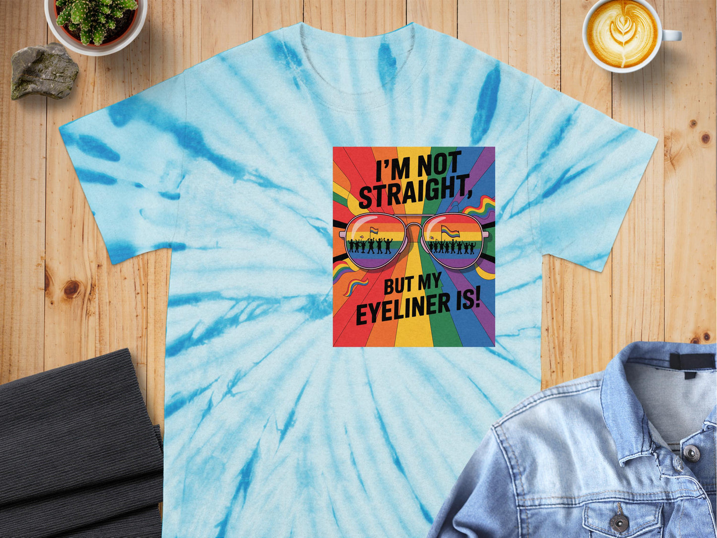 I'm Not Straight But My Eyeliner Is Shirt product type