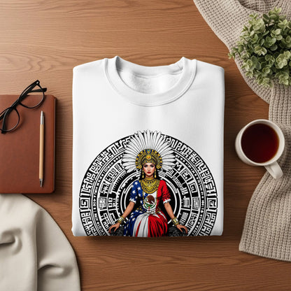 Unique Aztec Warrior Design Sweatshirt Product