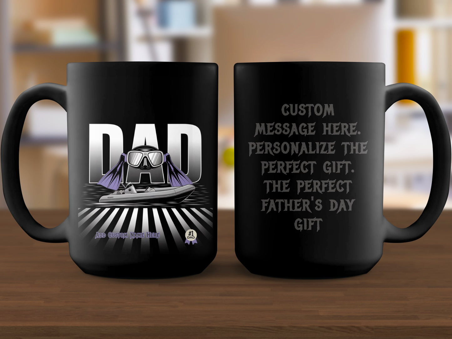 Personalized Dad Mug Custom Message Father's Day Product