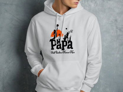 Papa Basketball Themed Graphic Hoodie product