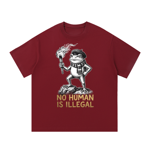 NO Human is Illegal Tee |Essential Cotton T-Shirt