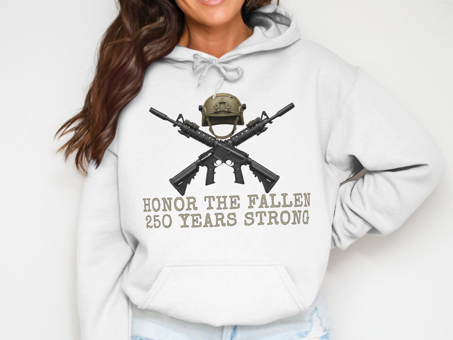 Honor The Fallen 250 Years Strong Hoodie