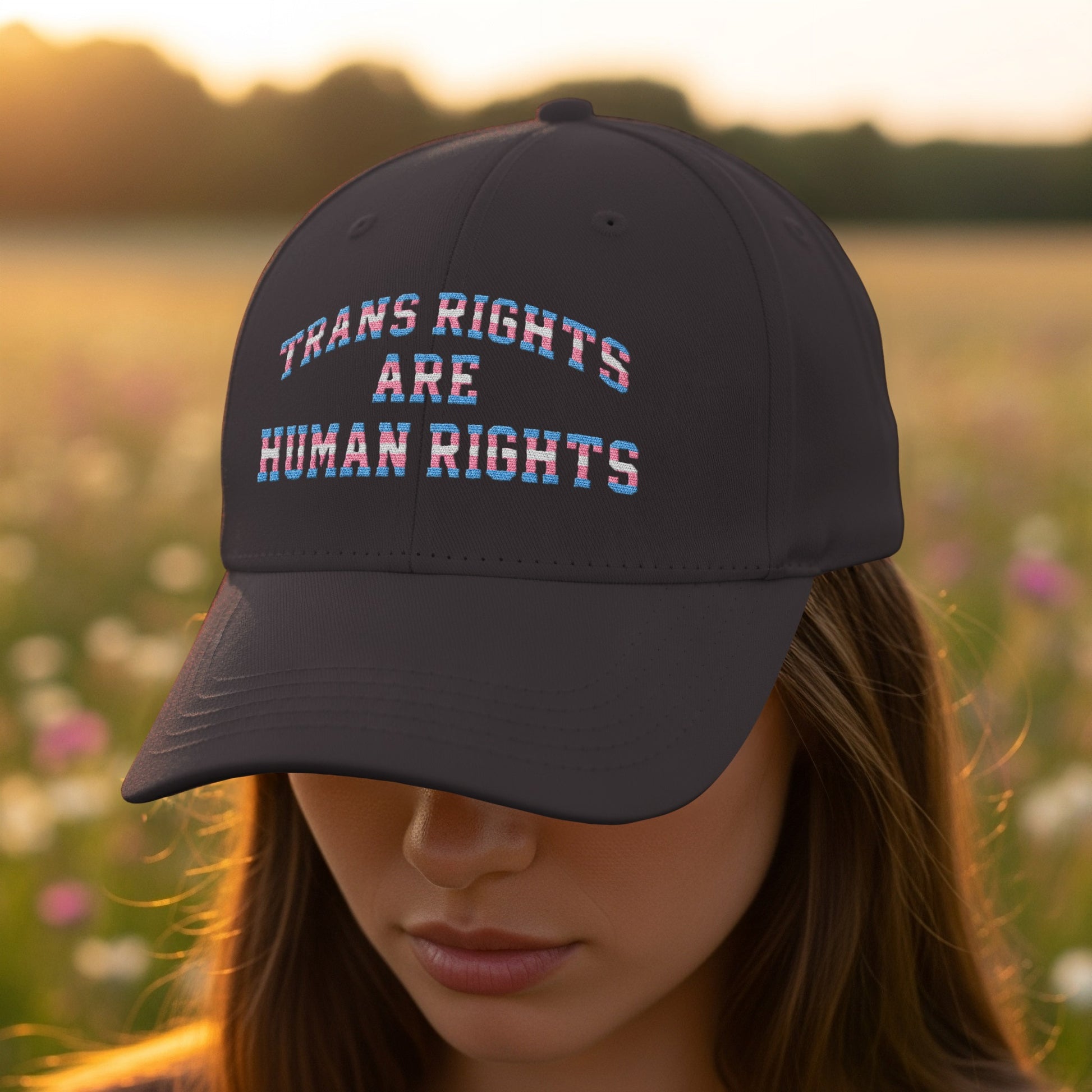 Trans Rights Are Human Rights statement hat product