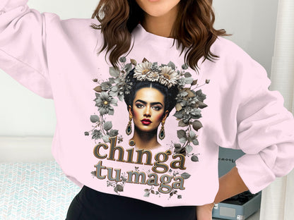 Chinga Tu Maga Artistic Design Sweatshirt Product