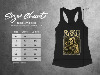 Chingatu Maga Fuck Ice Decorated Tank Top