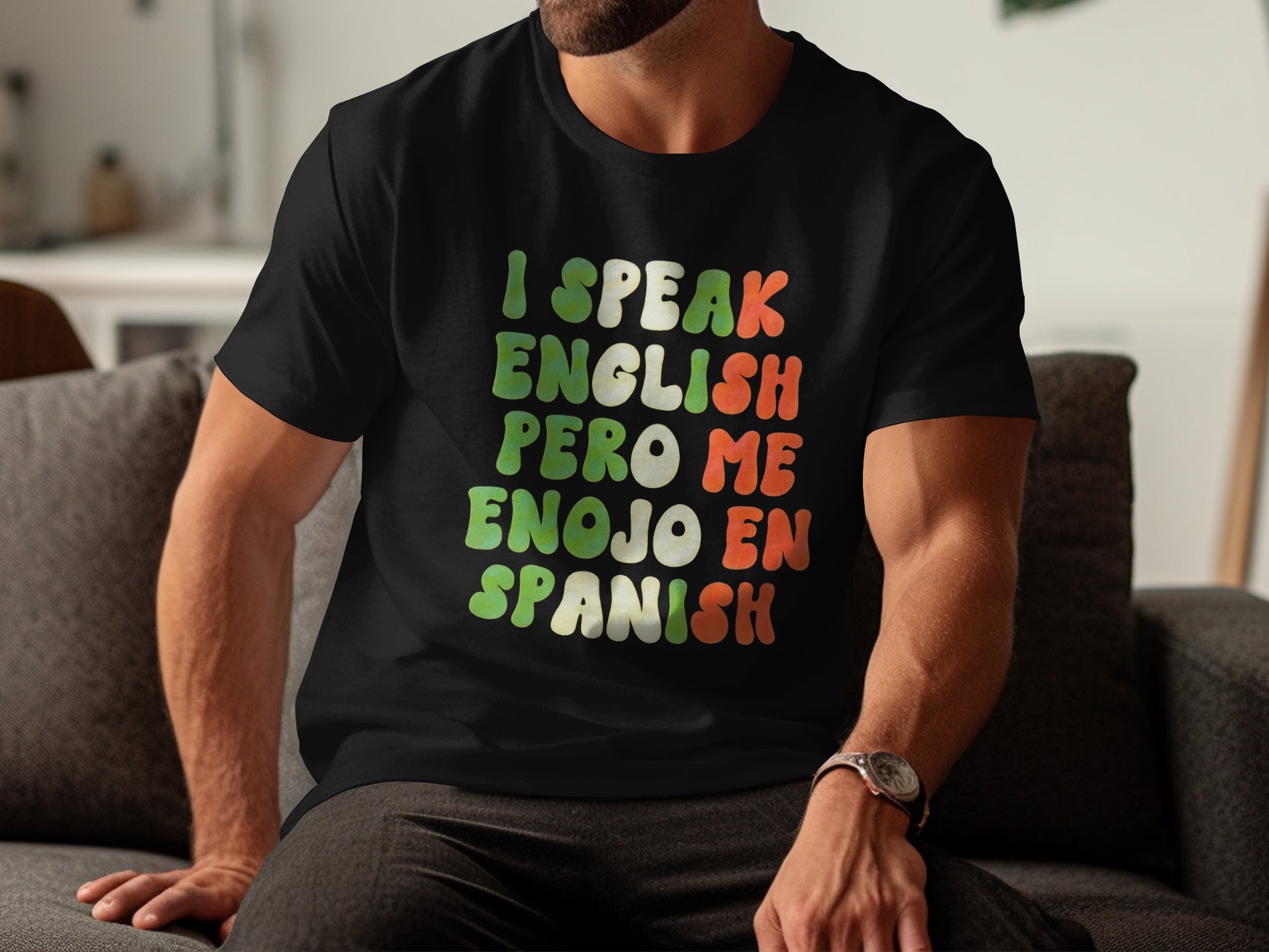 I Speak English Pero Me Enojo En Spanish shirt product