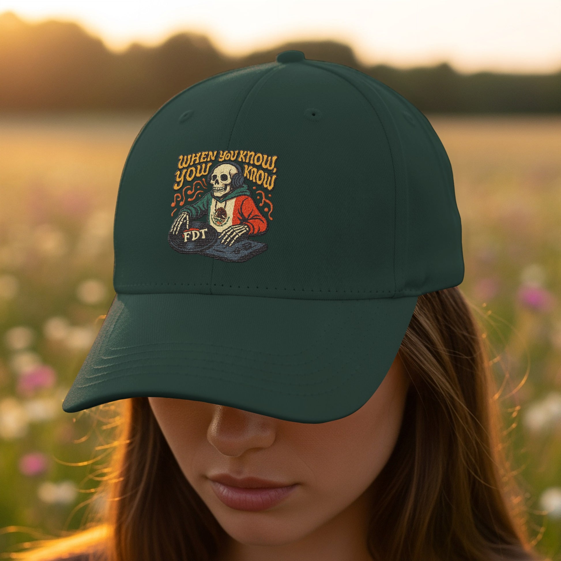 Skull Design When You Know You Know Cap product