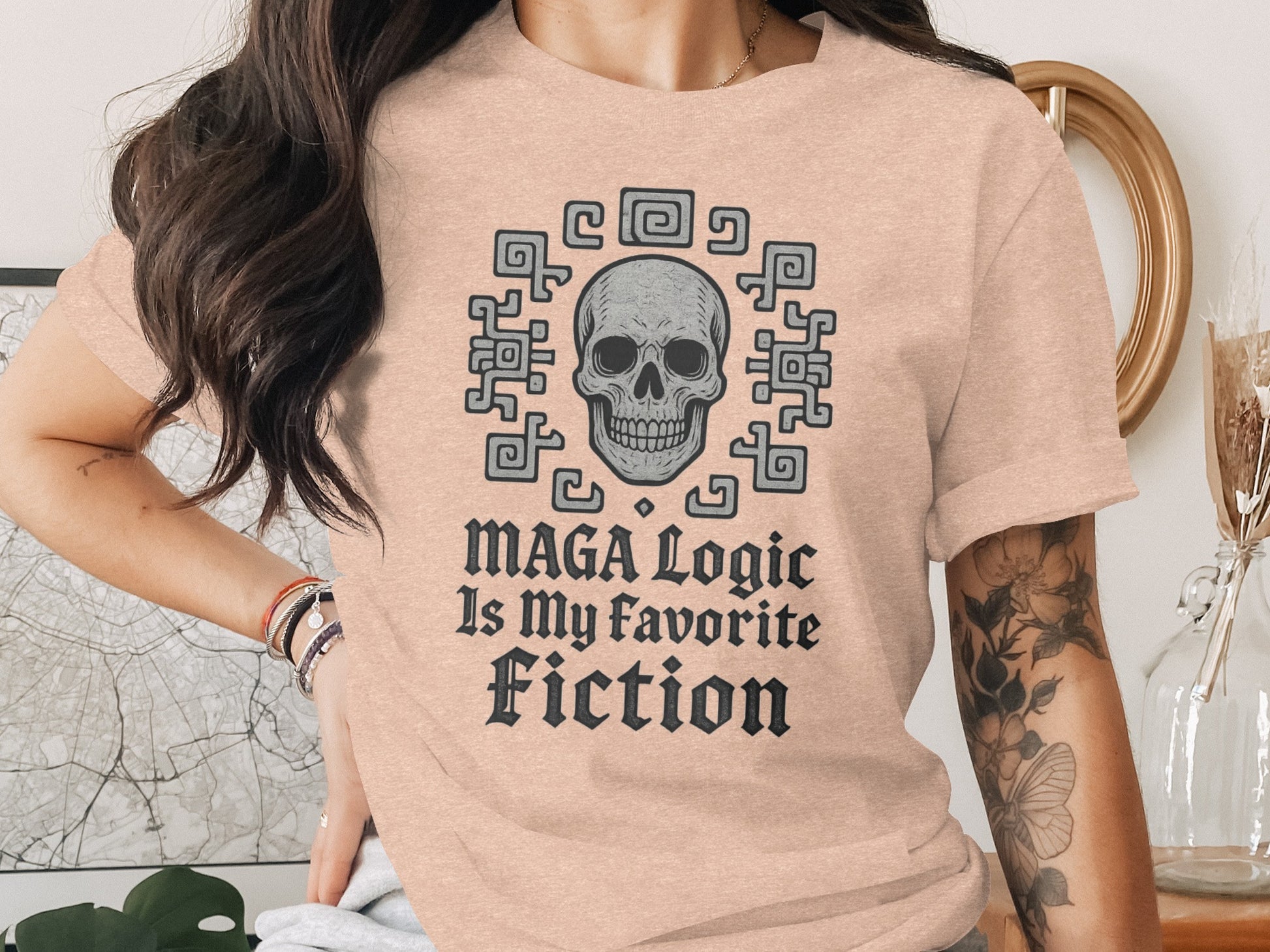 MAGA Logic Is My Favorite Fiction Graphic Tee