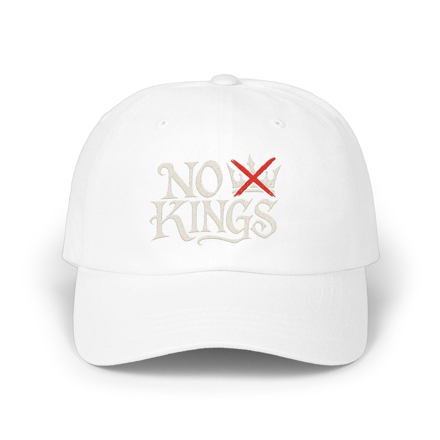 No Kings Embroidered Adjustable Cap Hat Product