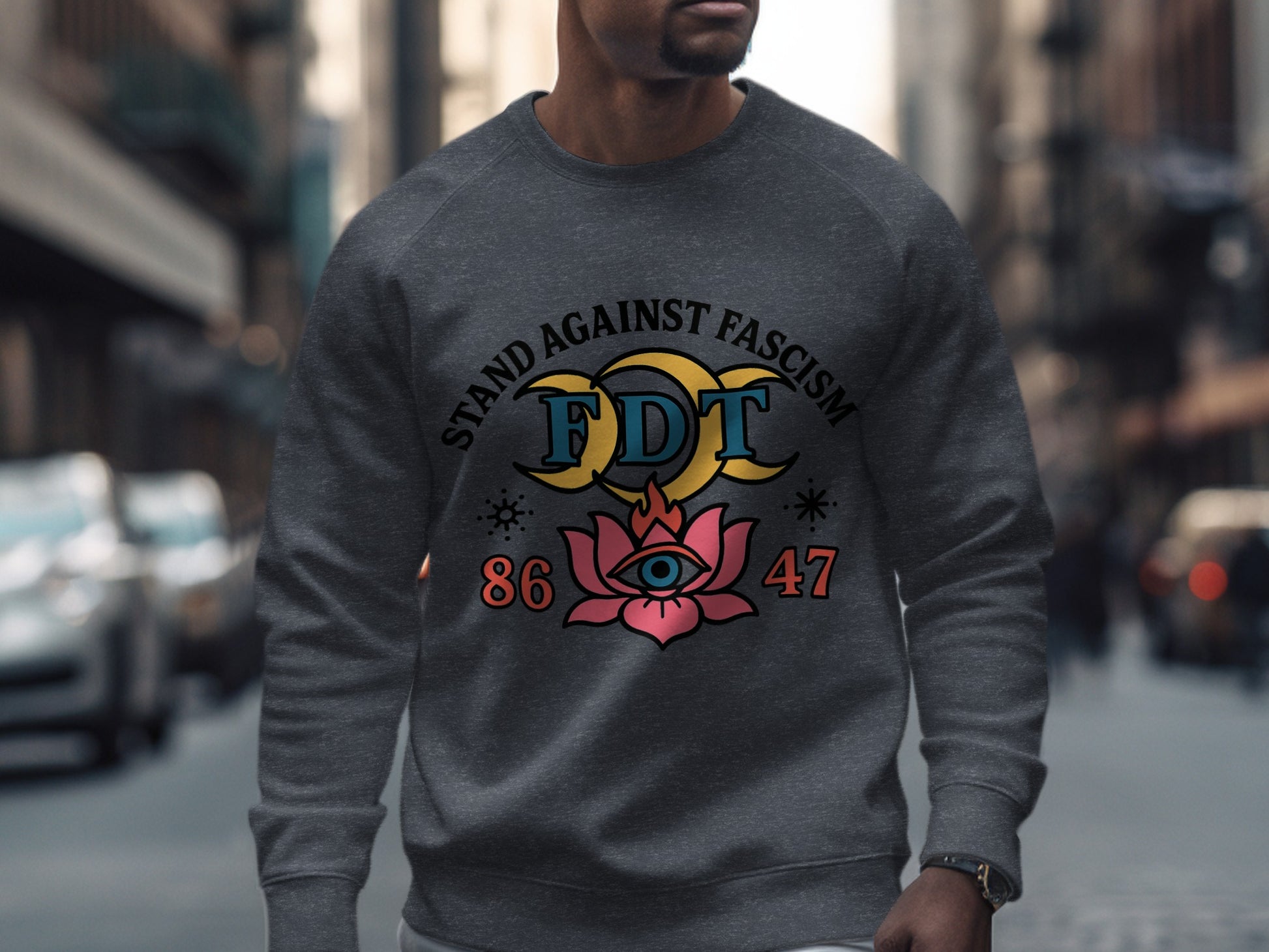 Stand Against Fascism FDT 86 47 Sweatshirt product