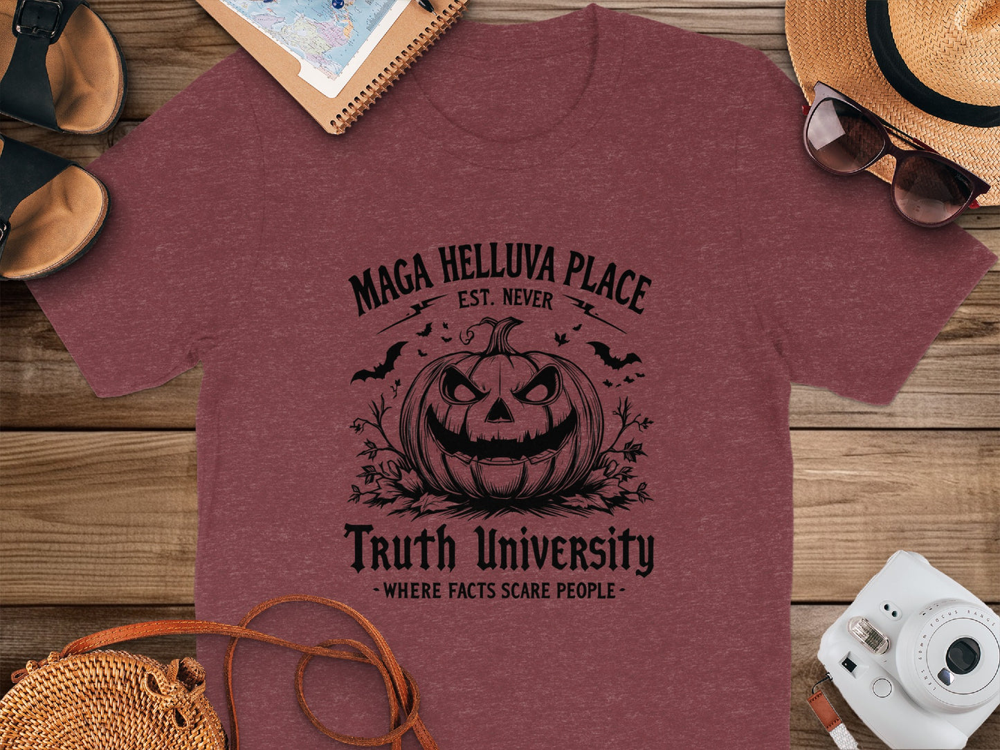 Maga Helluva Place Truth University Shirt product