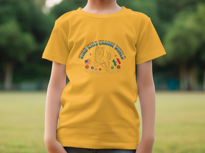 Kind Kids Change The World Graphic T-Shirt