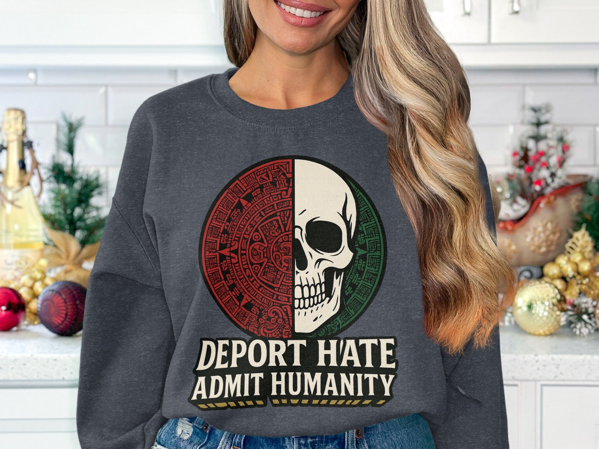 Deport Hate Admit Humanity sweatshirt product