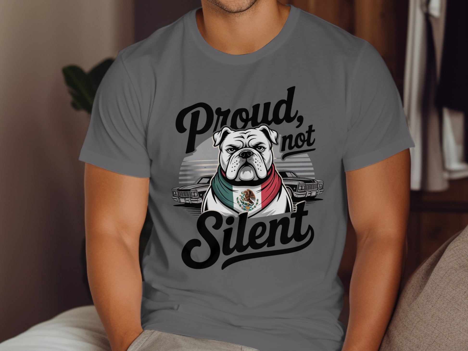 Proud Not Silent Bulldog Graphic T shirt product type