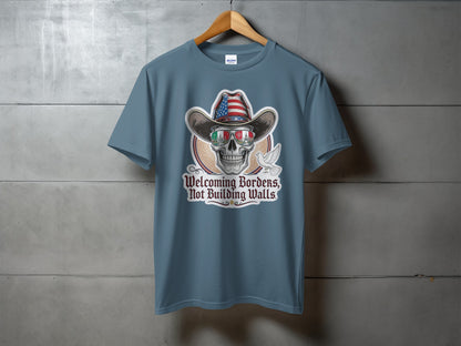 Welcoming Borders Not Building Walls T-shirt product type