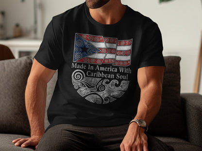 Made In America With Caribbean Soul T-shirt