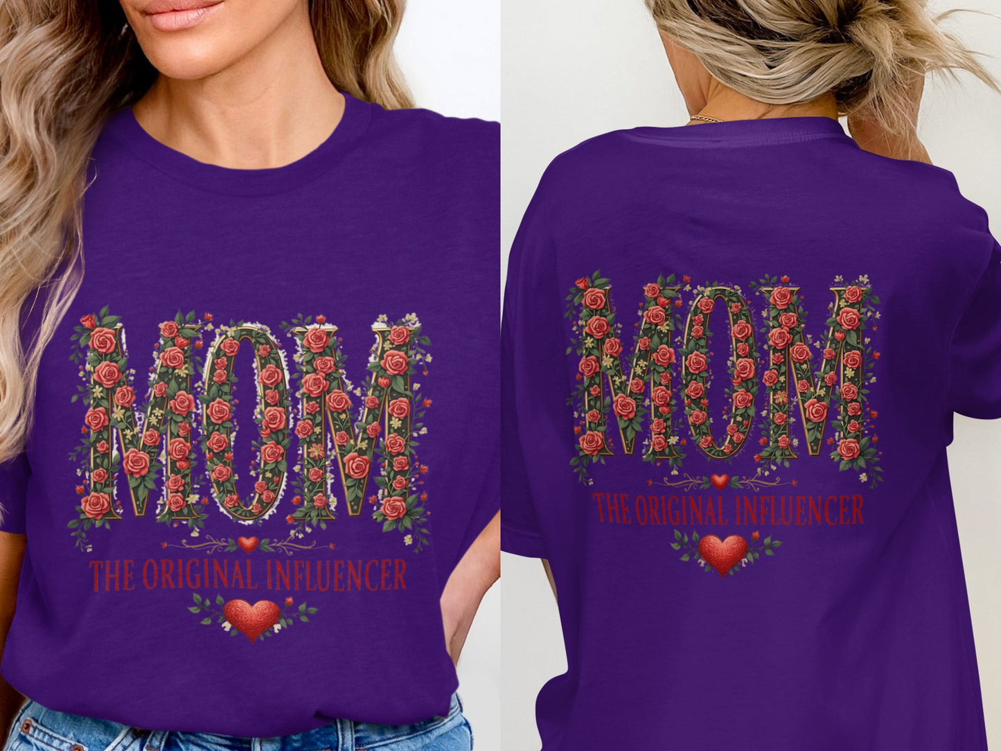 Floral MOM The Original Influencer T-shirt product