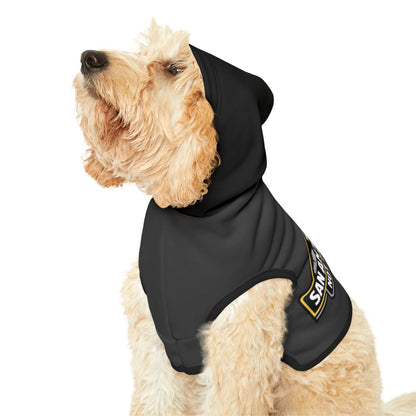 Stylish Black Dog Hoodie With Unique Design for Canines