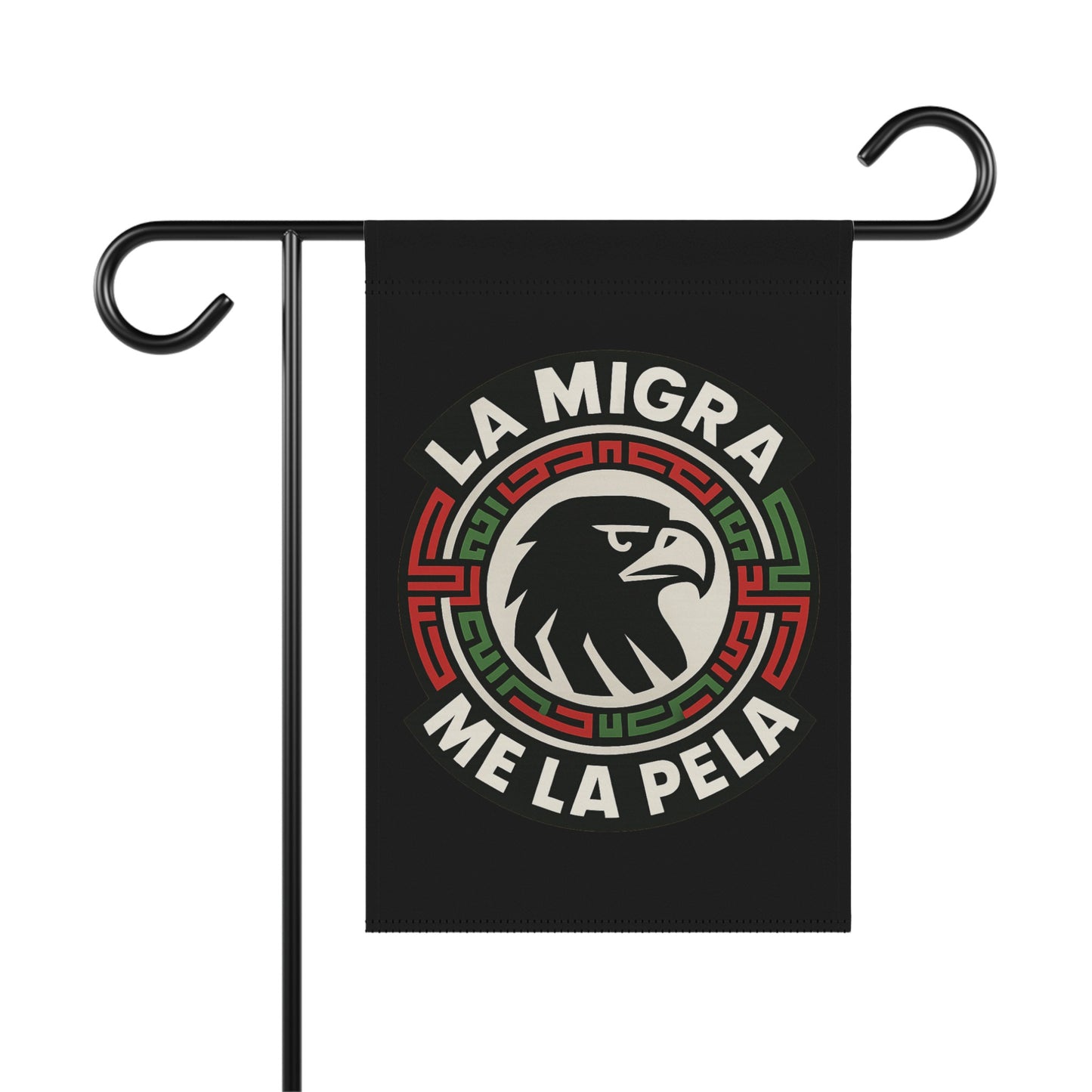 La Migra Me La Pela Eagle Design Flag