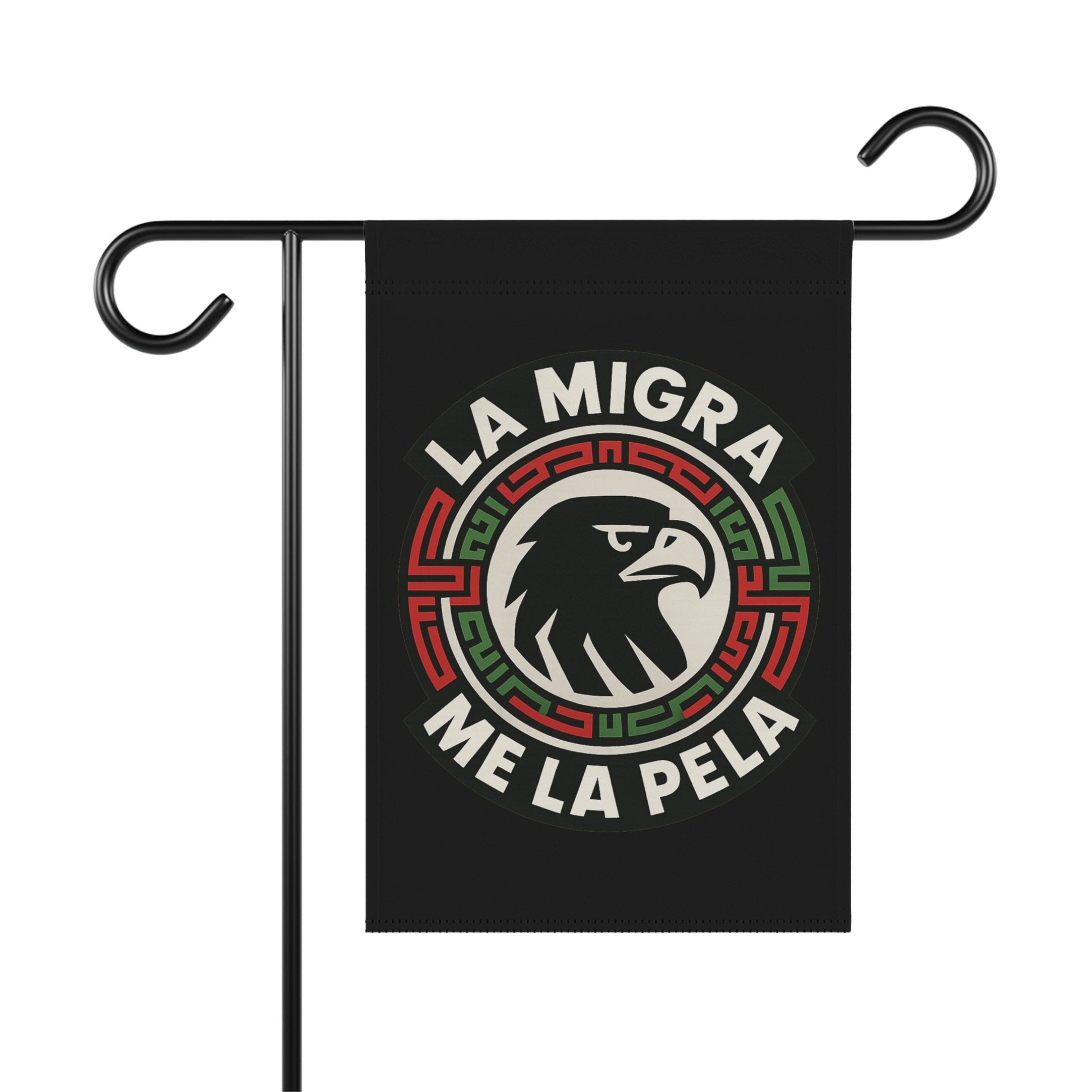La Migra Me La Pela Eagle Design Flag