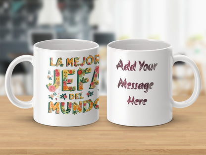 La Mejor Jefa Del Mundo Add Your Message Here product type