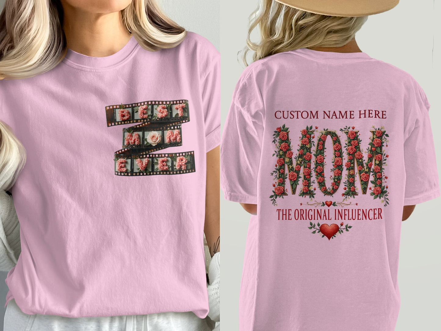 Best Mom Ever Customizable Influencer T-shirt product type