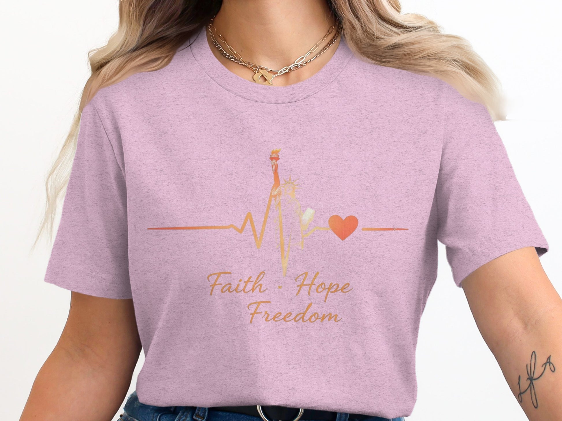 Faith Hope Freedom Graphic T-Shirt product type